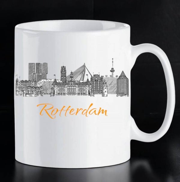 Mok skyline Rotterdam