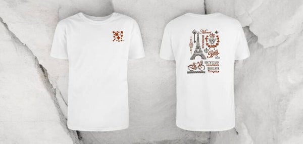 Wit T'shirt Paris