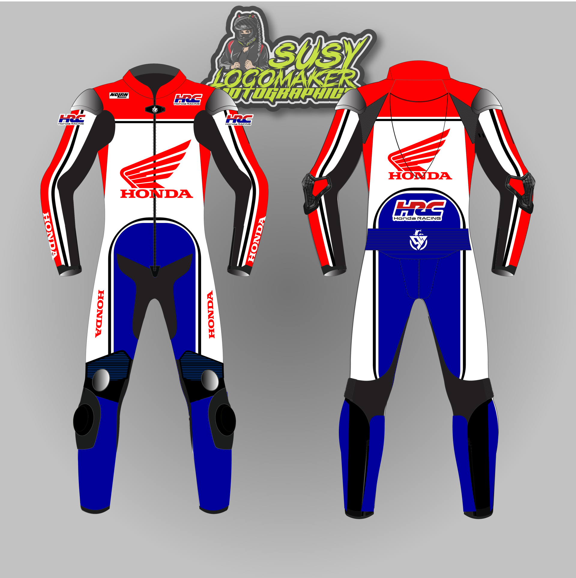 Tuta HRC Honda replica Stoner - SLM Racing