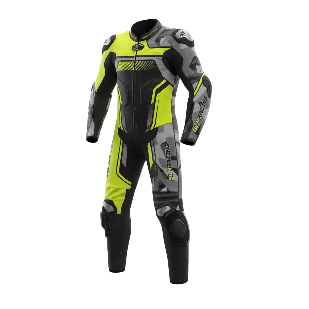 CAMO RACE – TUTA MOTO INTERA IN PELLE SU MISURA