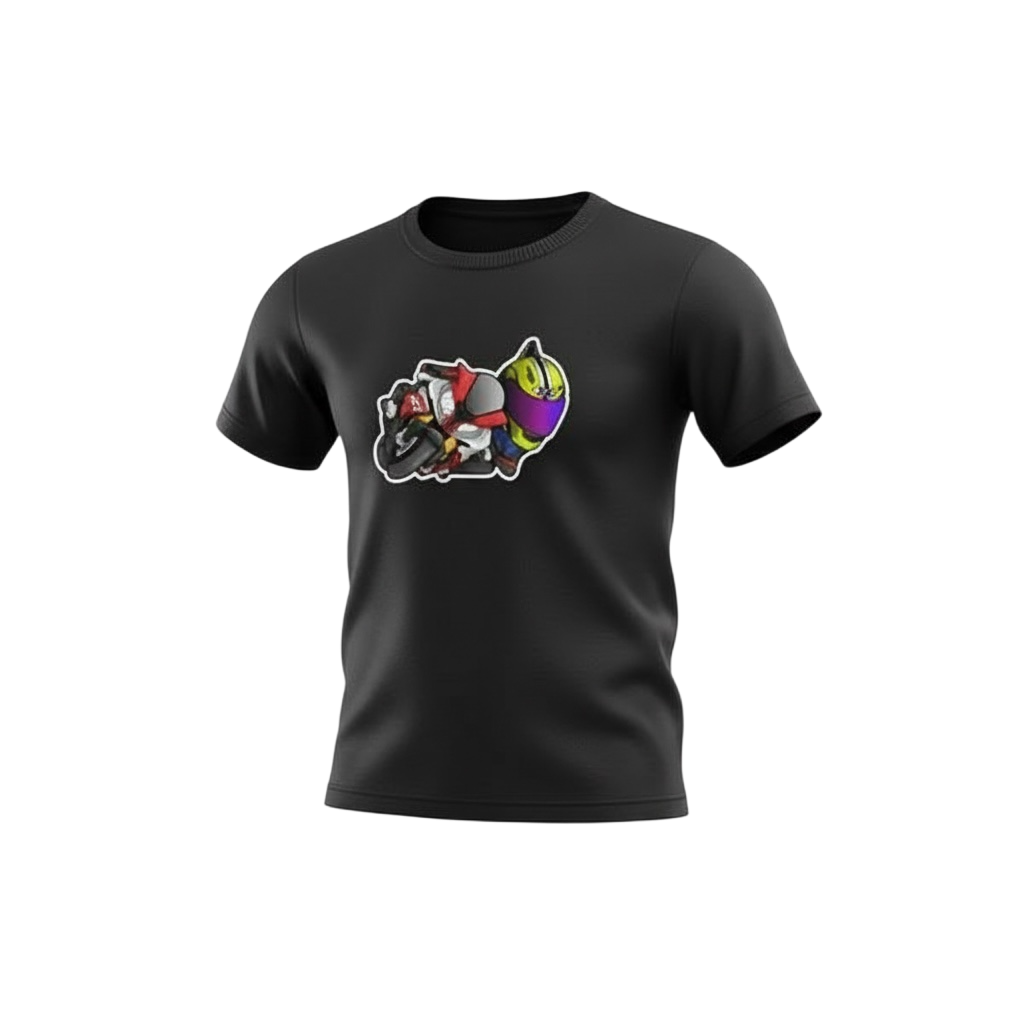 T-Shirt Moto – Grafica Illustrata