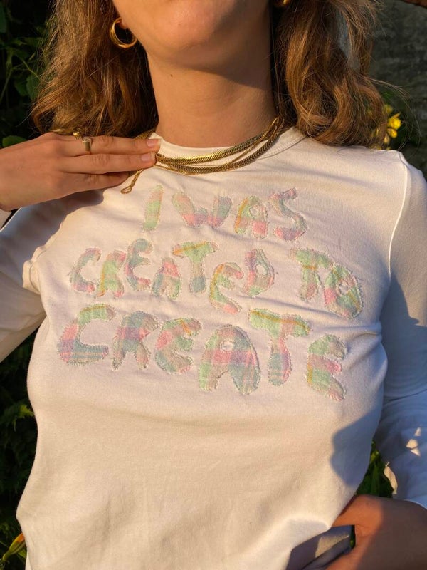 TEE I WAS CREATED TO CREATE