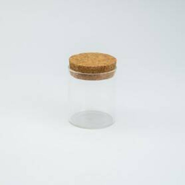 Cylinder potje met kurk