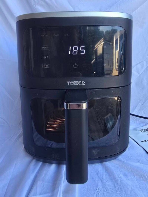 Tower Digitale Airfryer 6L – Met Vizion Kijkvenster & Végétal/Vortx Technologie