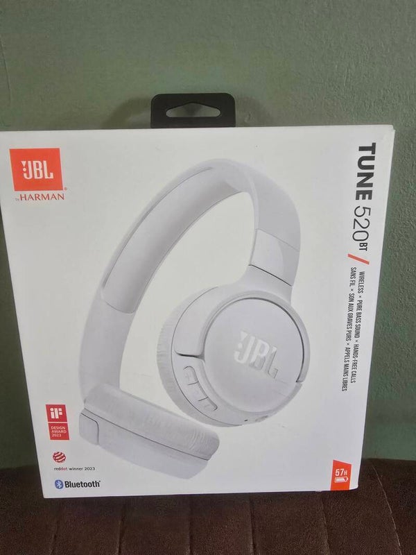 JBL Tune 520BT Draadloze Koptelefoon (Wit) – Zo goed als nieuw