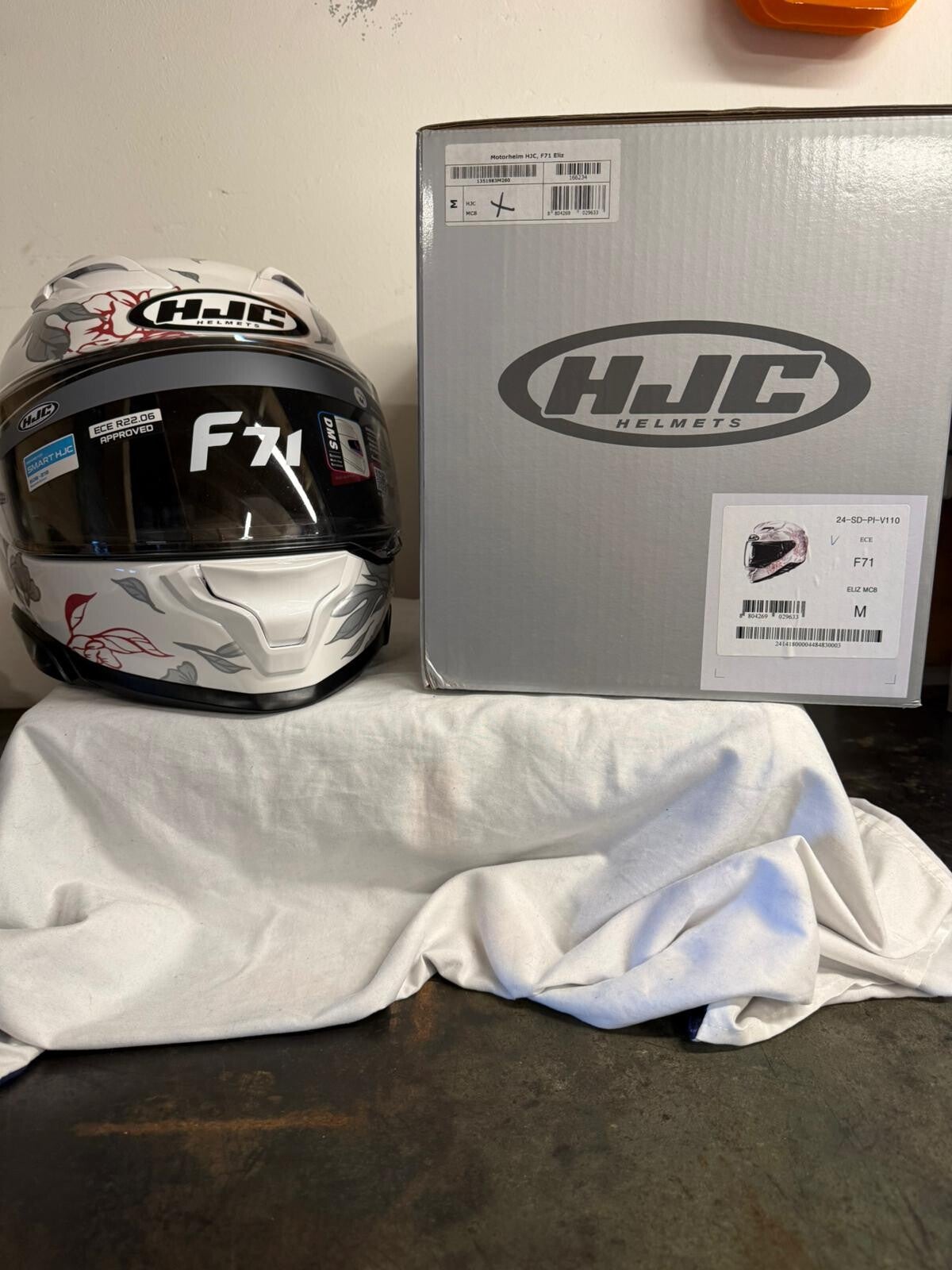 Nieuwe HJC F71 Eliz motorhelm