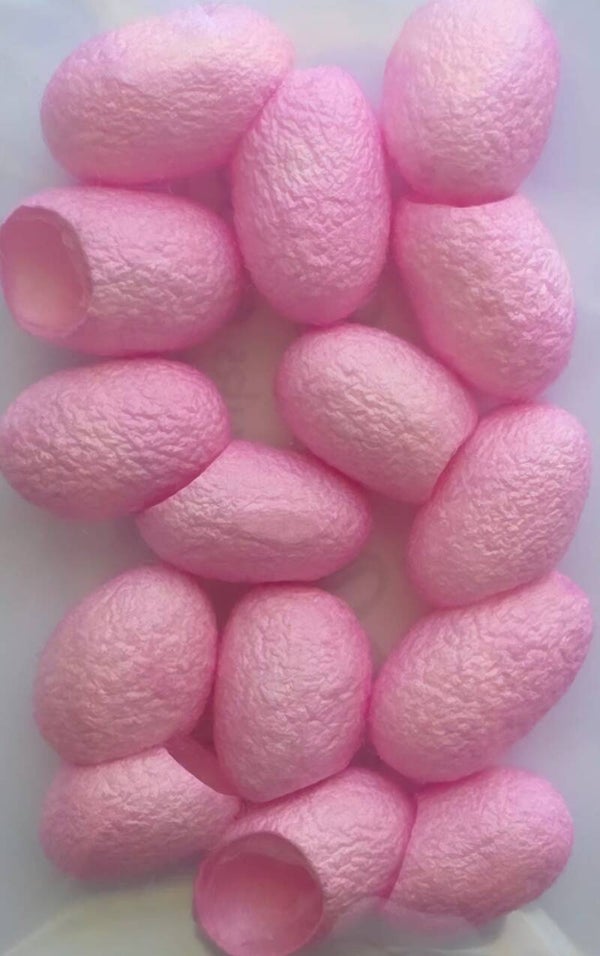 Zijde cocons 739 roze
