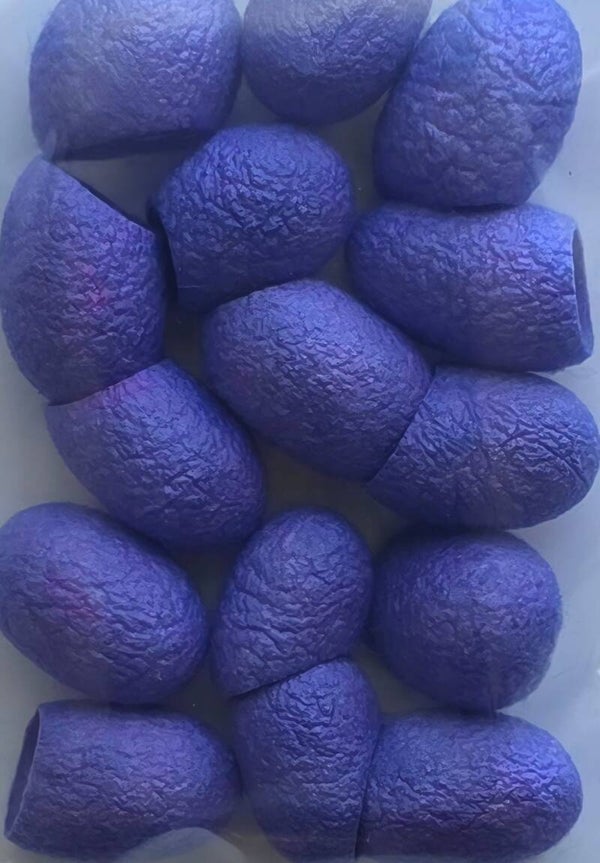 Zijde cocons 746 paars