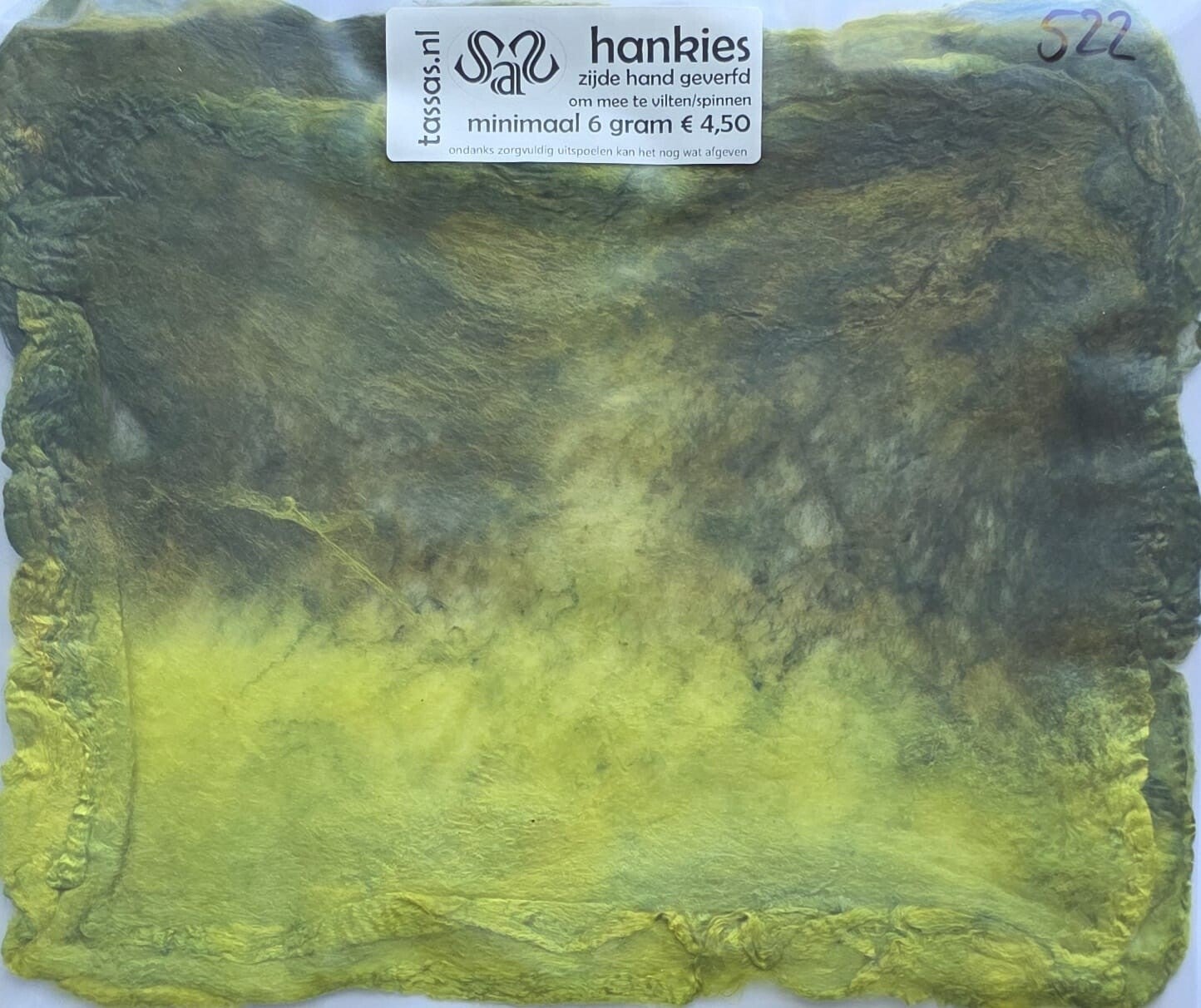 Zijden hankies 522 groen