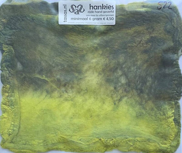 Zijden hankies 522 groen