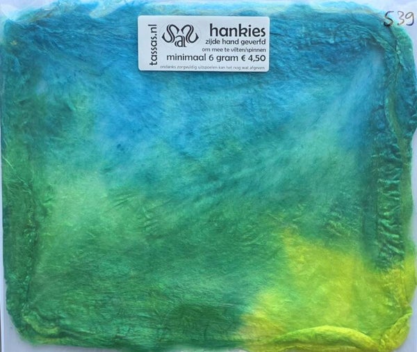 Zijden hankies 539 groen