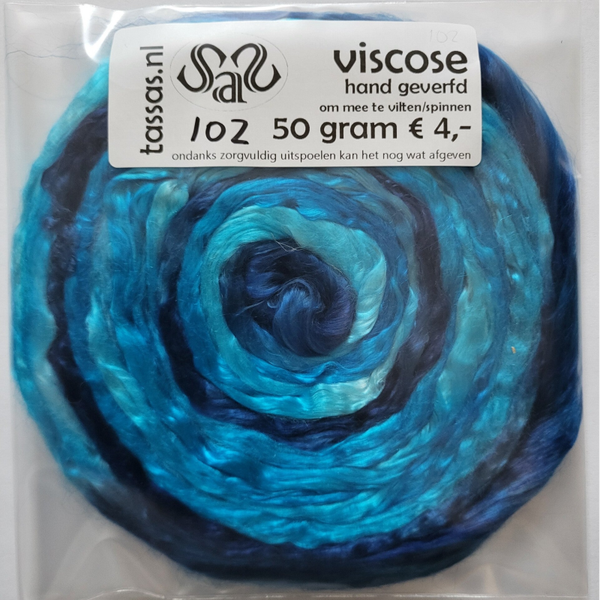 Viscose (Tencel) lont gekleurd 50 gram