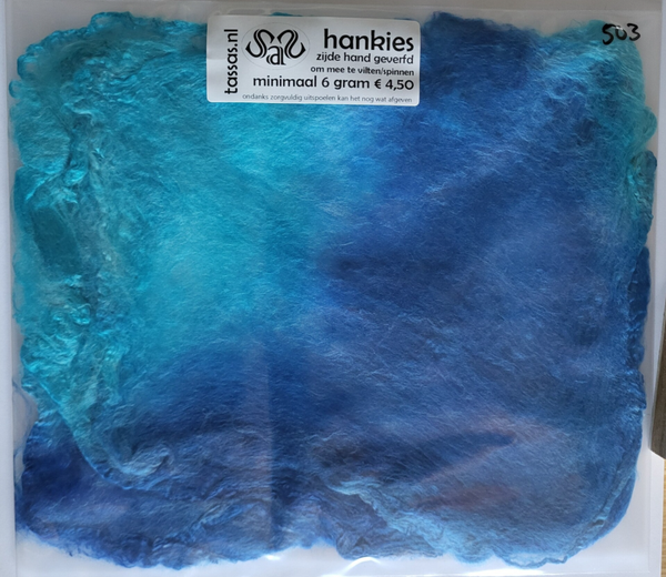 Hankies gekleurd minimaal 6 gram