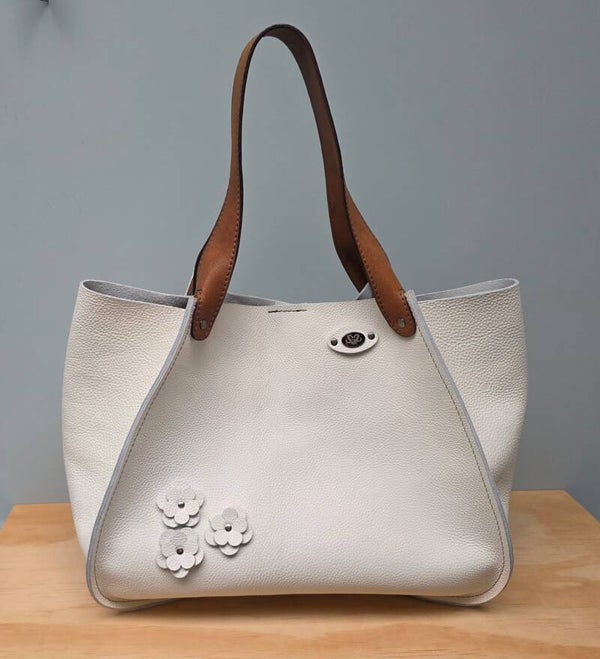 Off-white ruime shopper/werktas