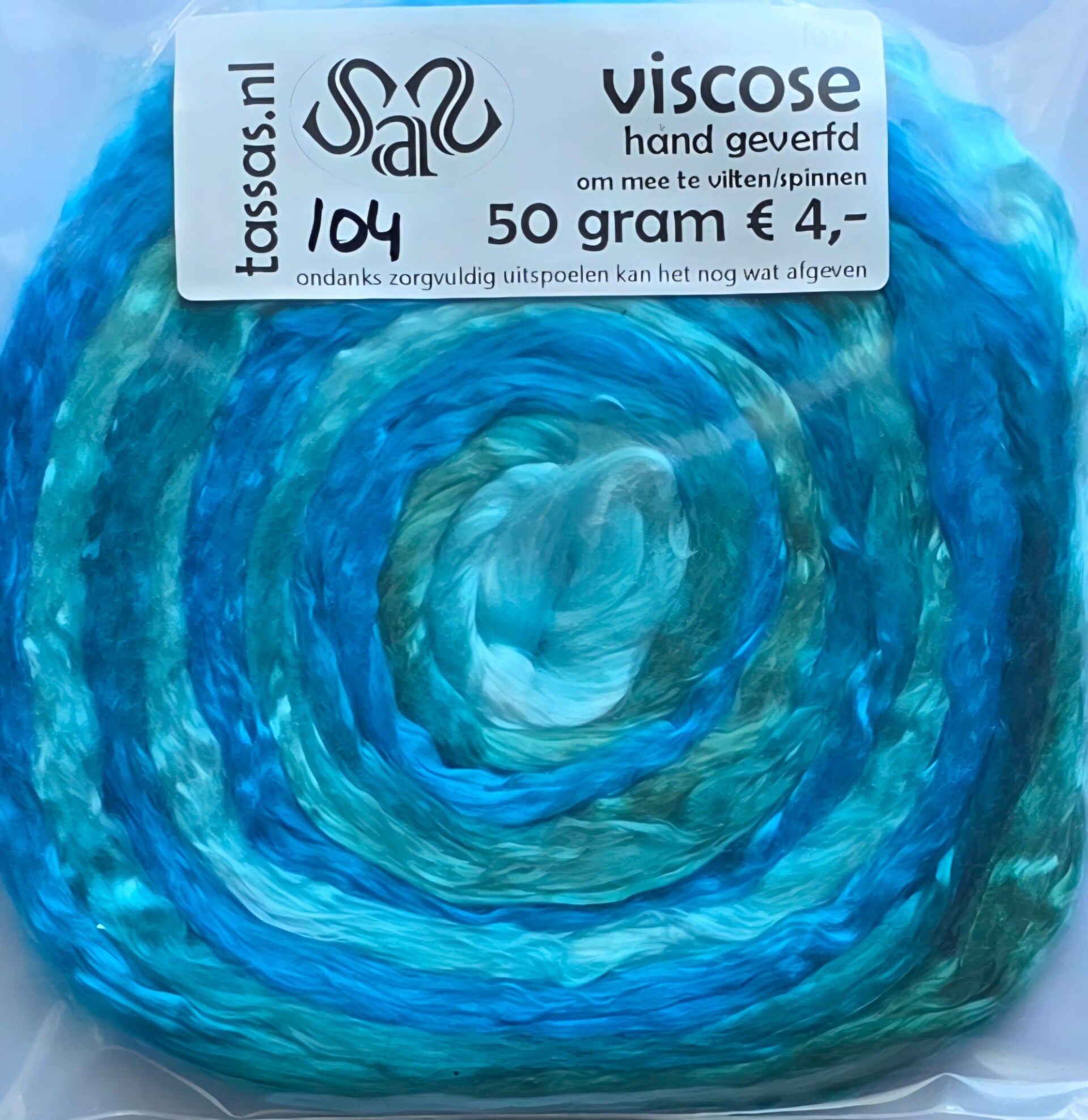 Viscose lont 104 blauw
