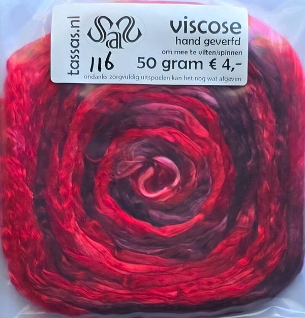 Viscose lont 116 rood