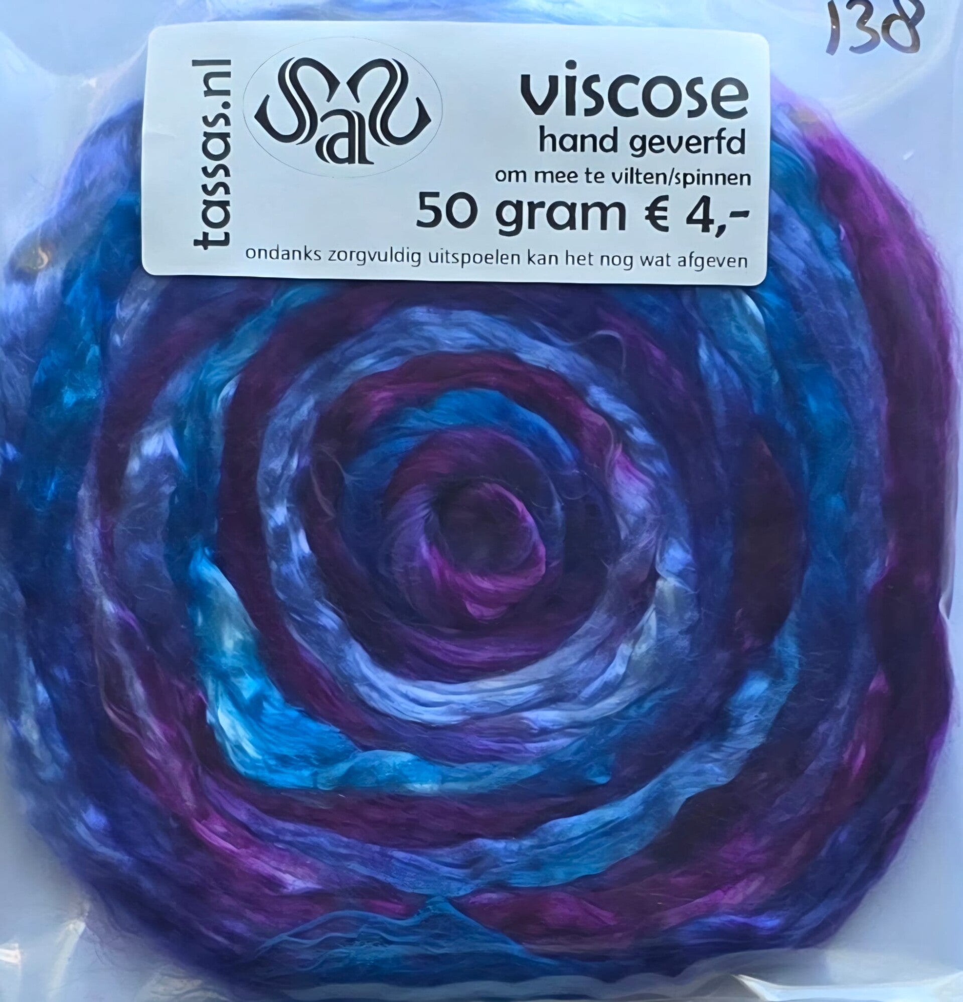 Viscose lont 138 paars