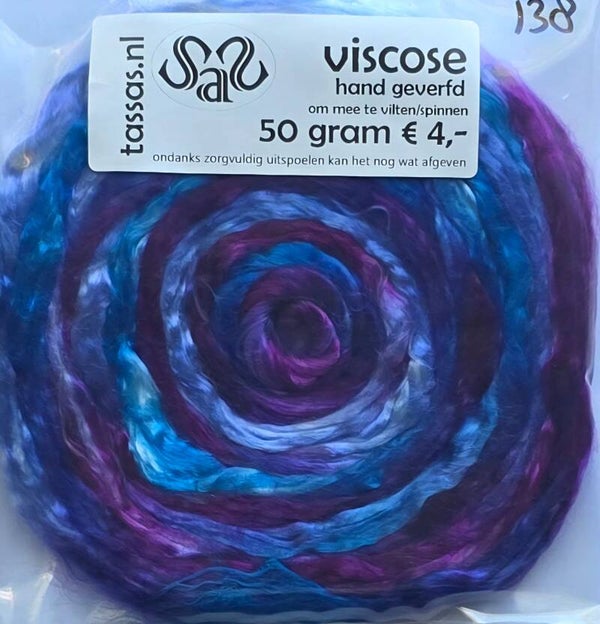Viscose lont 138 paars