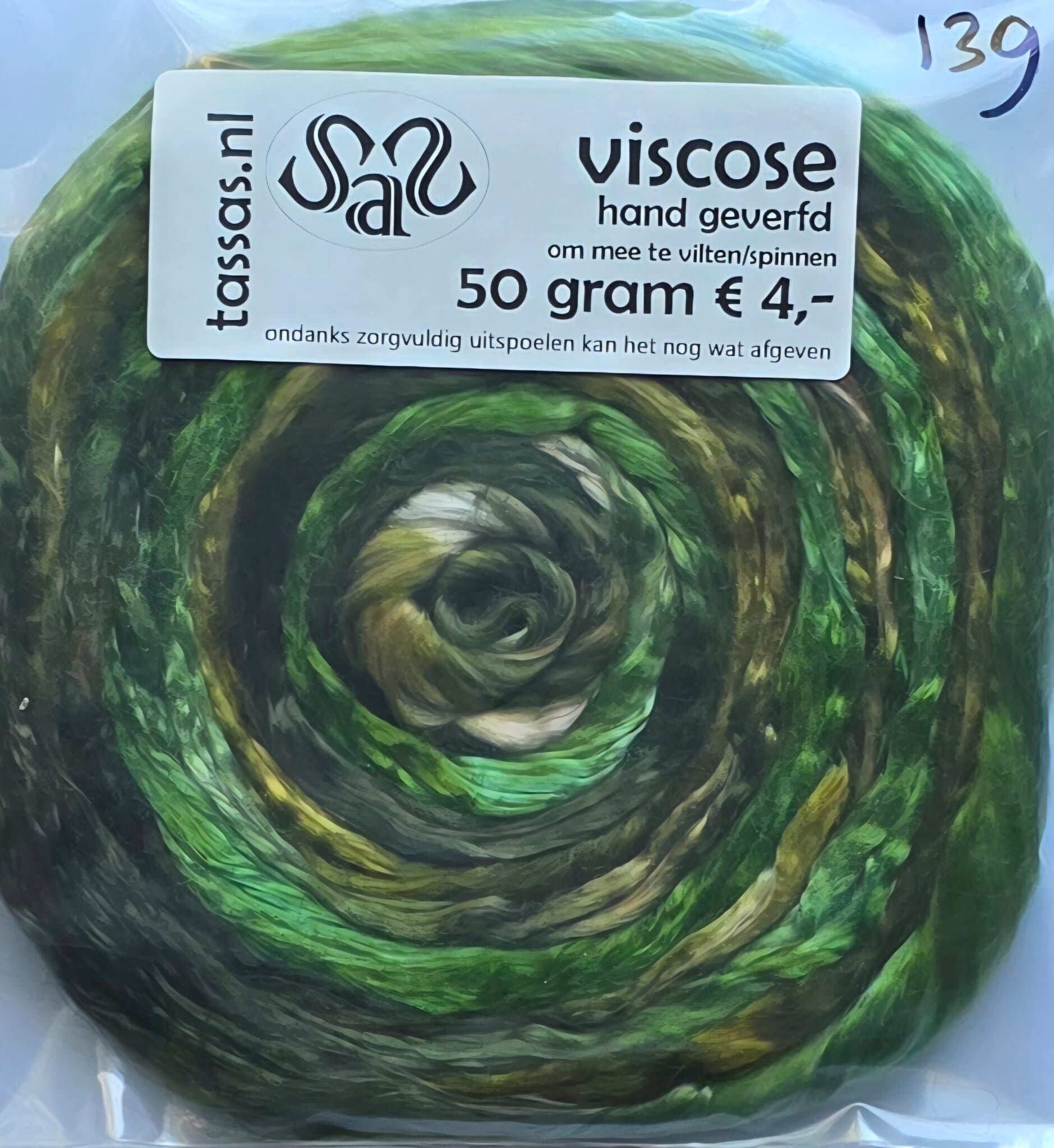 Viscose lont 139 groen