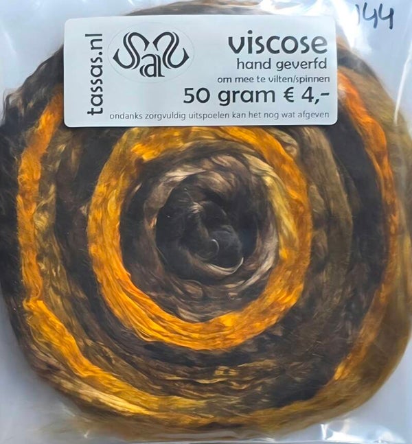 Viscose lont 144 bruin