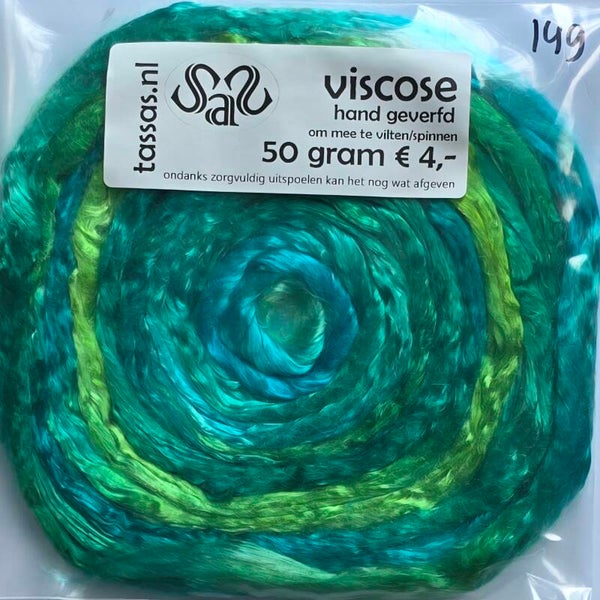 Viscose lont 149 groen