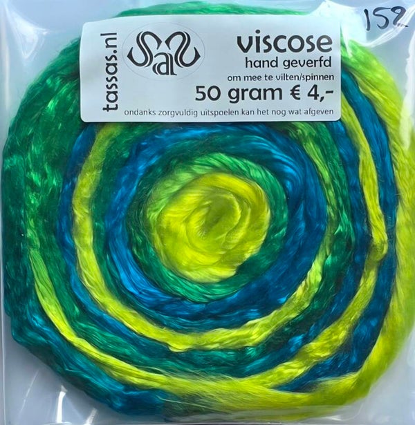 Viscose lont 152 groen