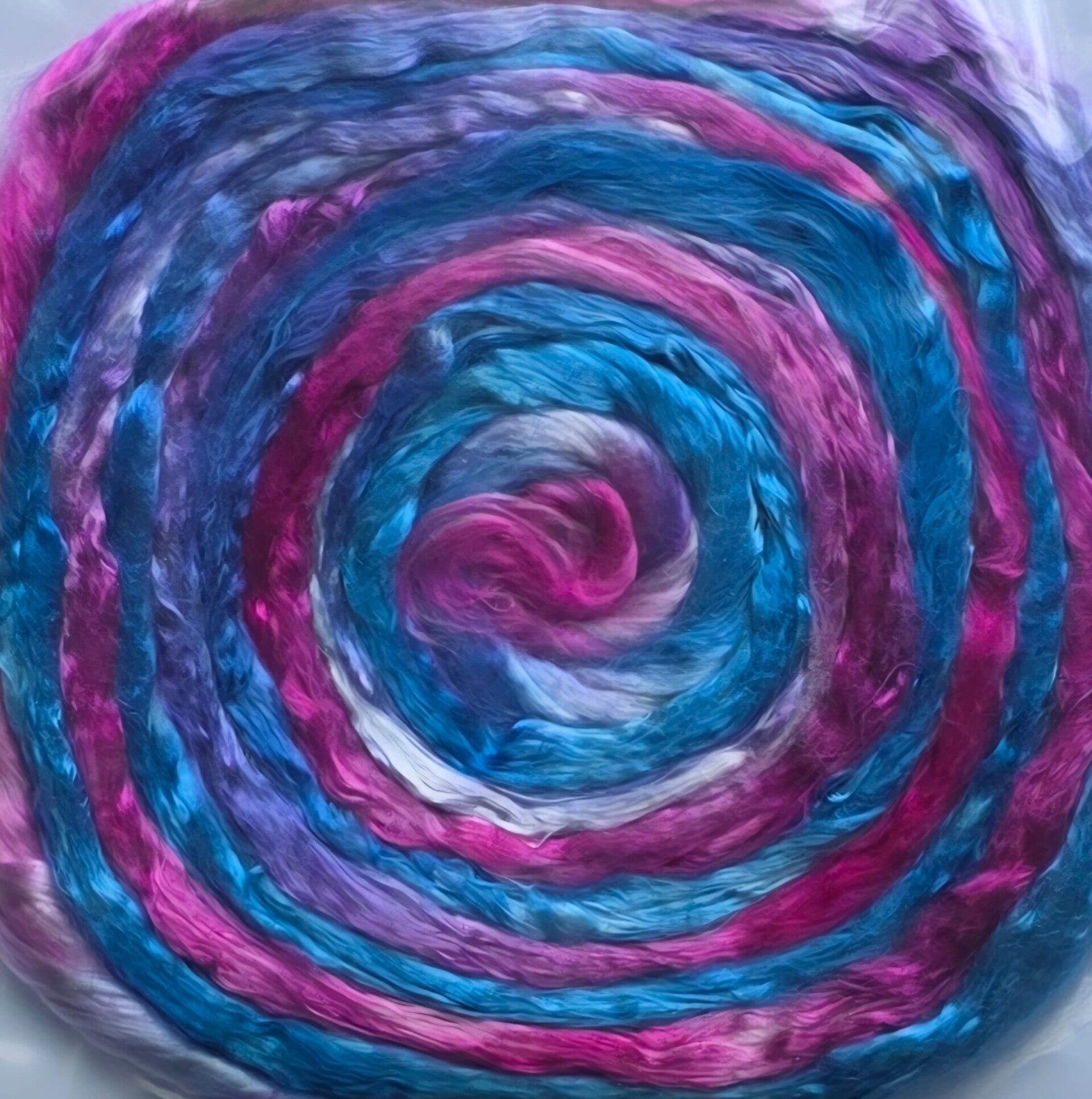 Viscose lont hand geverfd