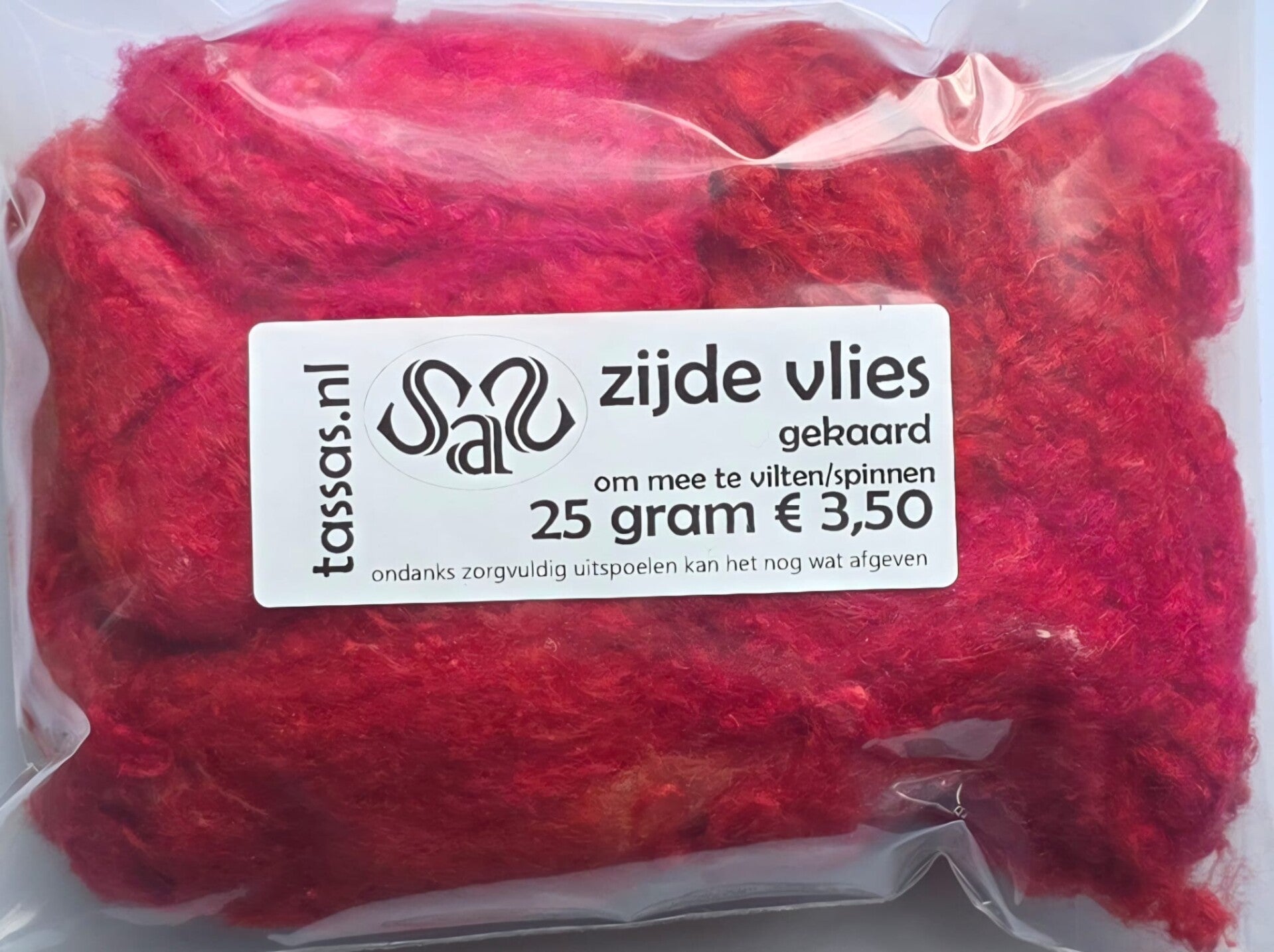 Zijde vlies 812 rood