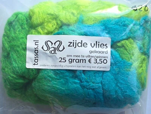 Zijde vlies 820 groen