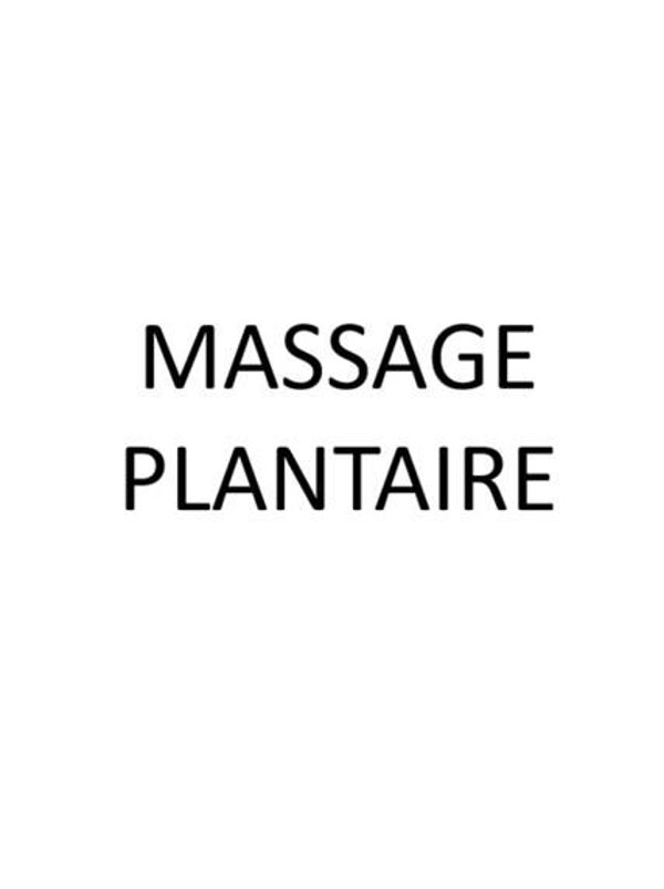 Massage plantaire