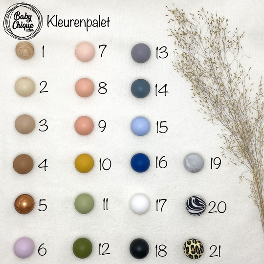 Ontwerp zelf je flower speenkoord