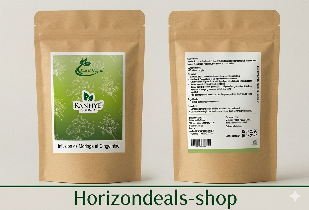MORINGA au gingembre