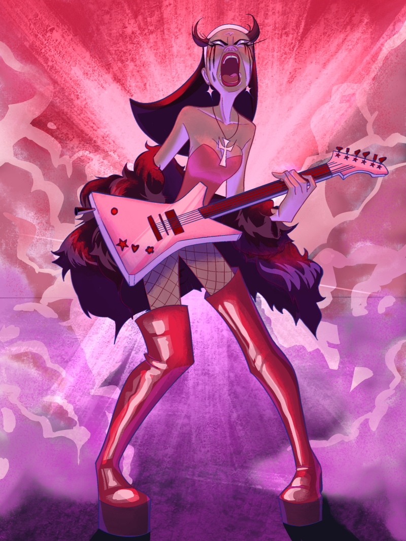 Development for a Glam Rock Nun