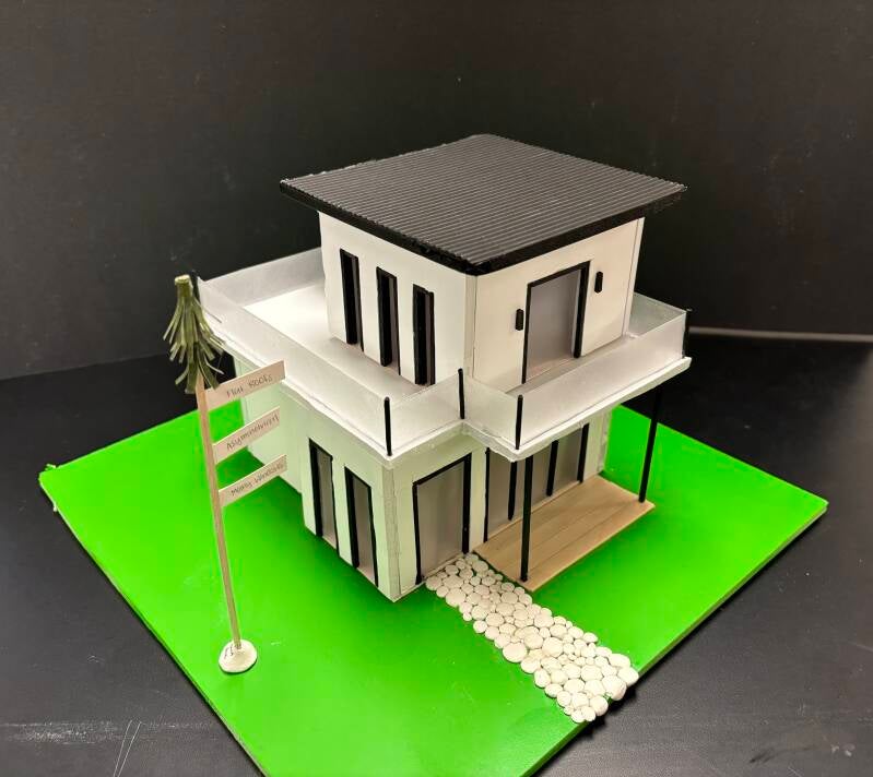 Model of a Modern Home