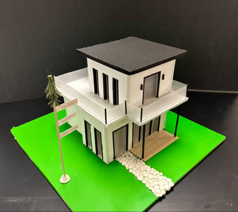 Model of a Modern Home