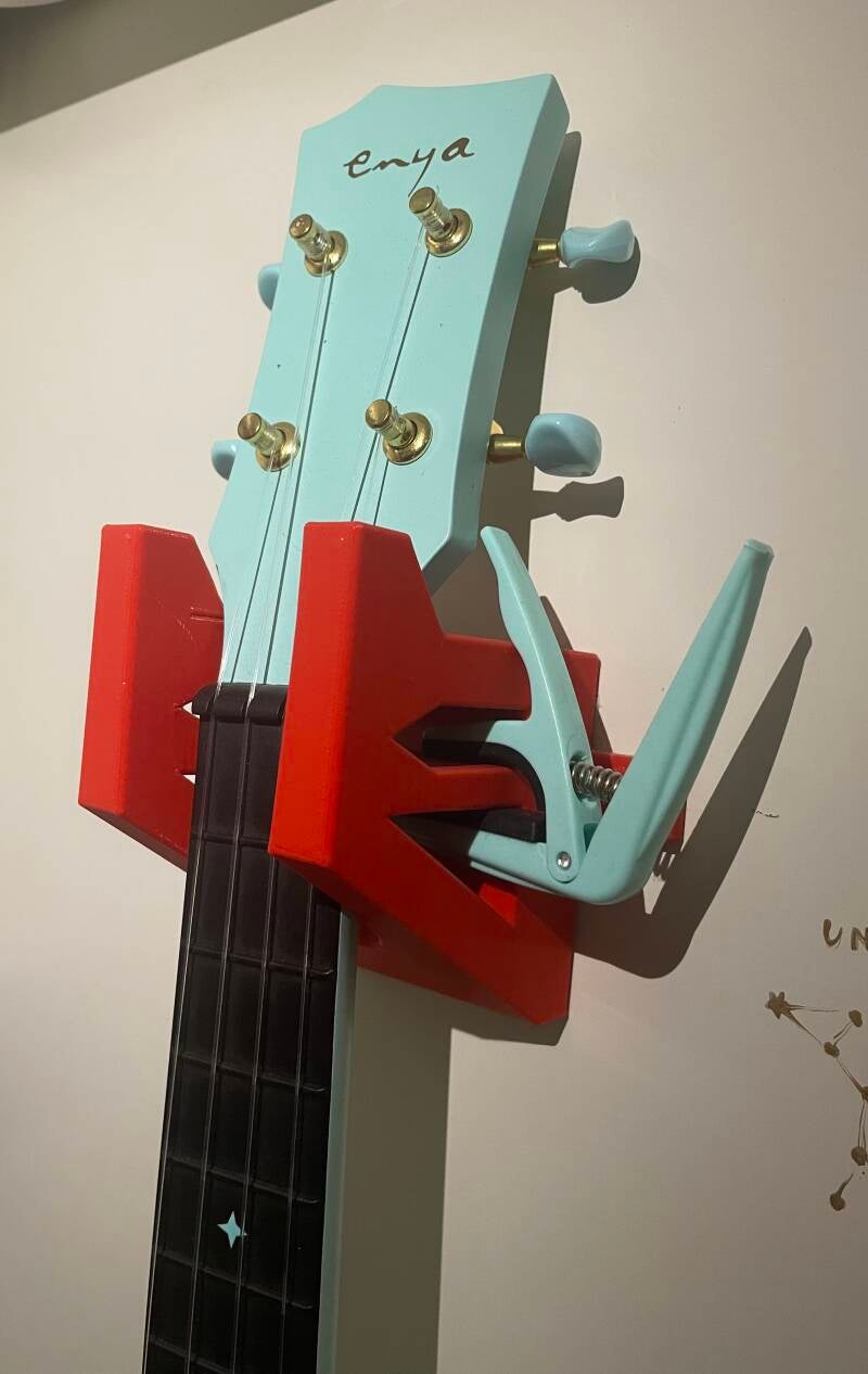 Ukulele Stand in Use