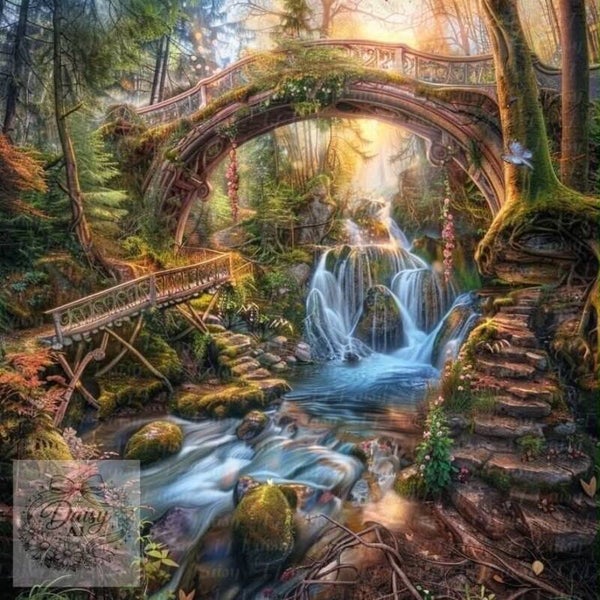 Die Brücke 80x80cm