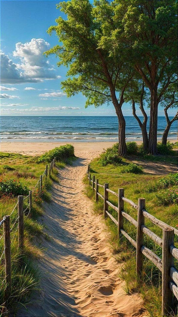 Zum Strand 60x100cm