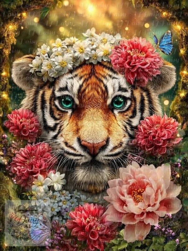 Tiger 80x100cm