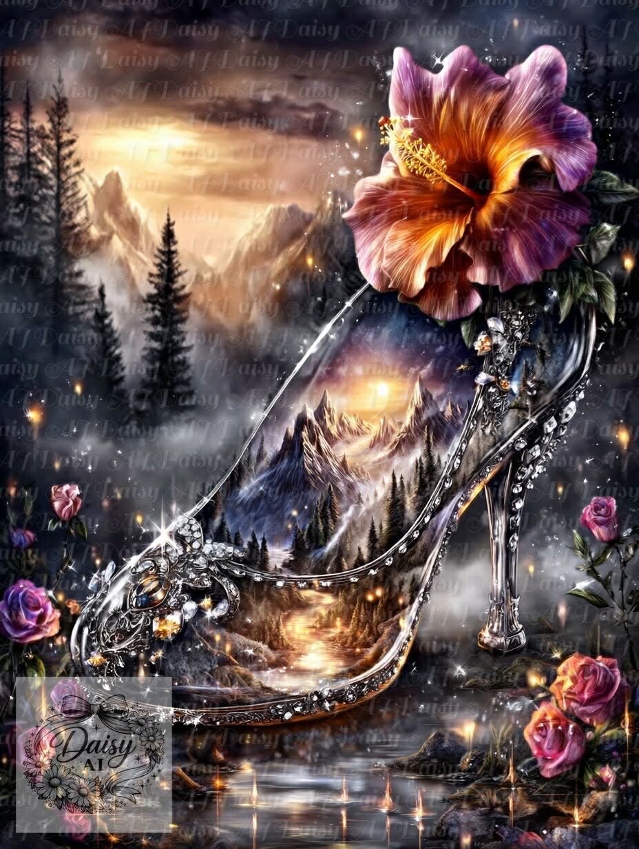 Der gläserne Schuh 60x80cm