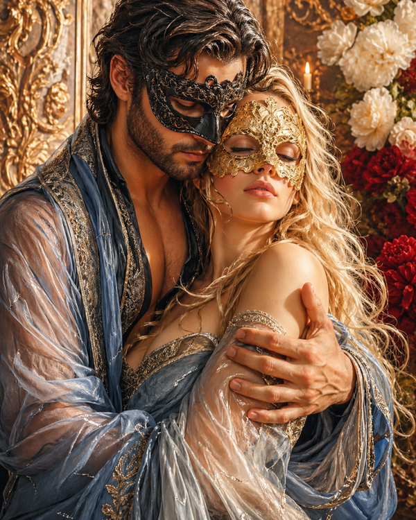 Maskenball 80x100cm