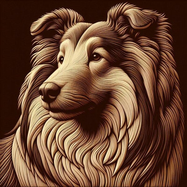 Collie 50x50cm