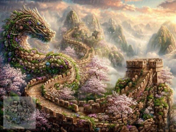 Die Chinesische Mauer 100x80cm