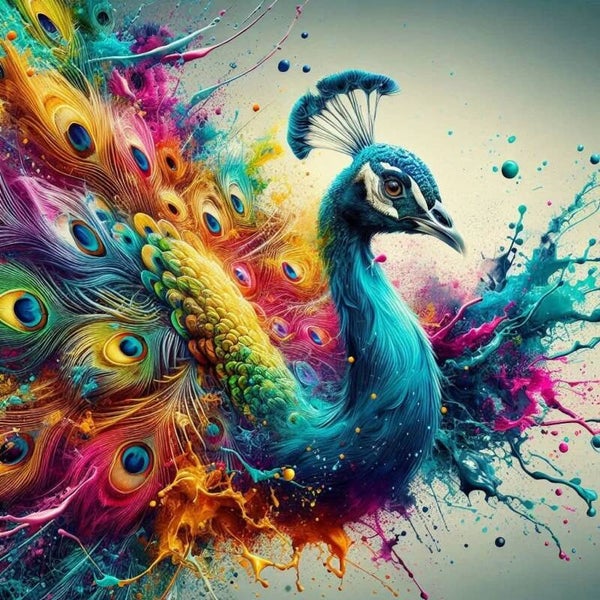 der bunte Pfau