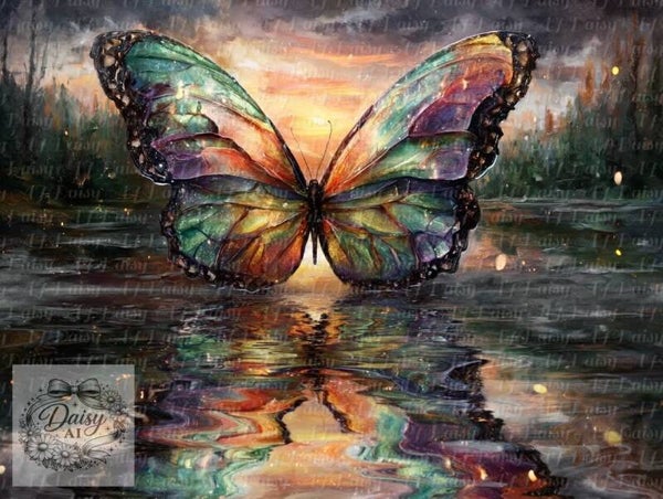 Schmetterling 80x80cm