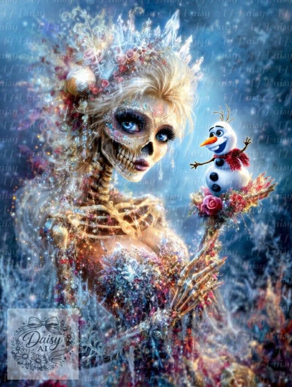 Winterlady 60x100cm