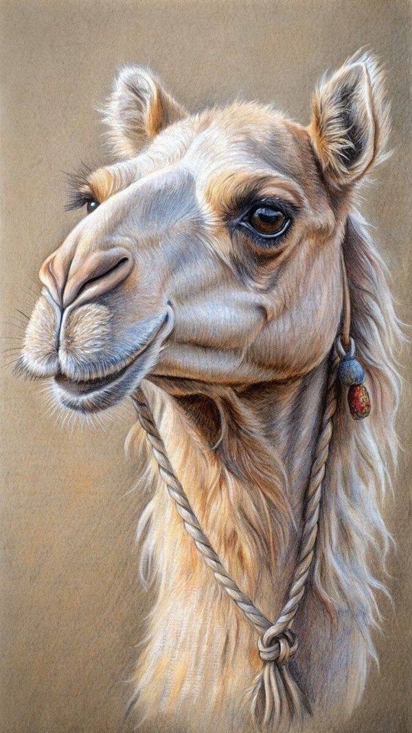 Das Kamel 50x70cm