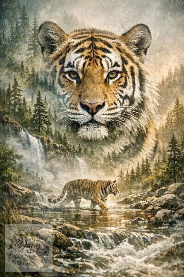 Tiger 1.1  60x100cm