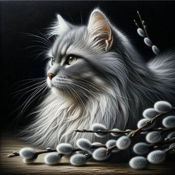 Show Cat 60x60cm