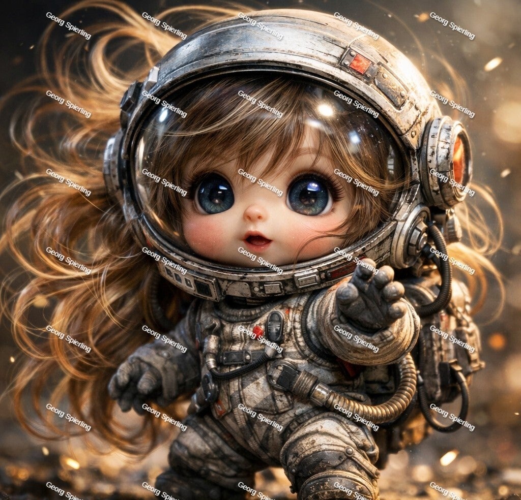 Die Astronautin 60x60cm